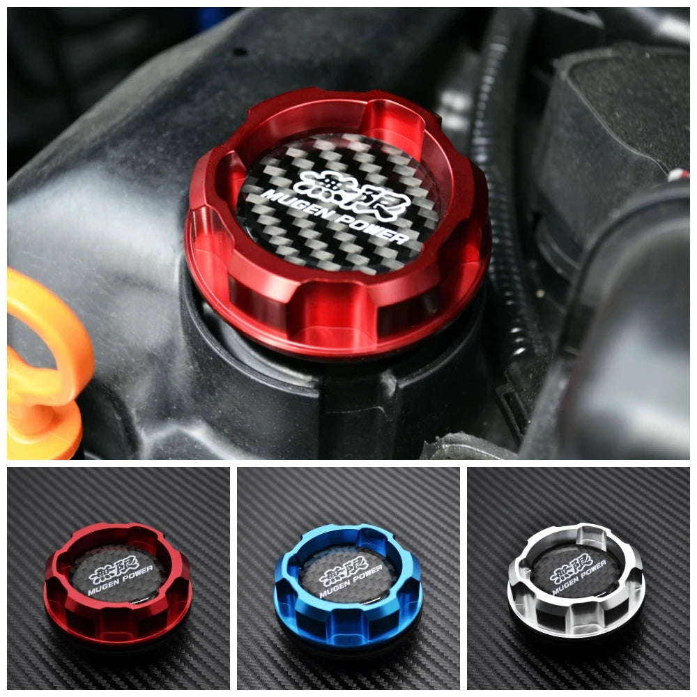 Carbon fiber + Aluminum ENGINE Oil Cap For HONDA and ACURA