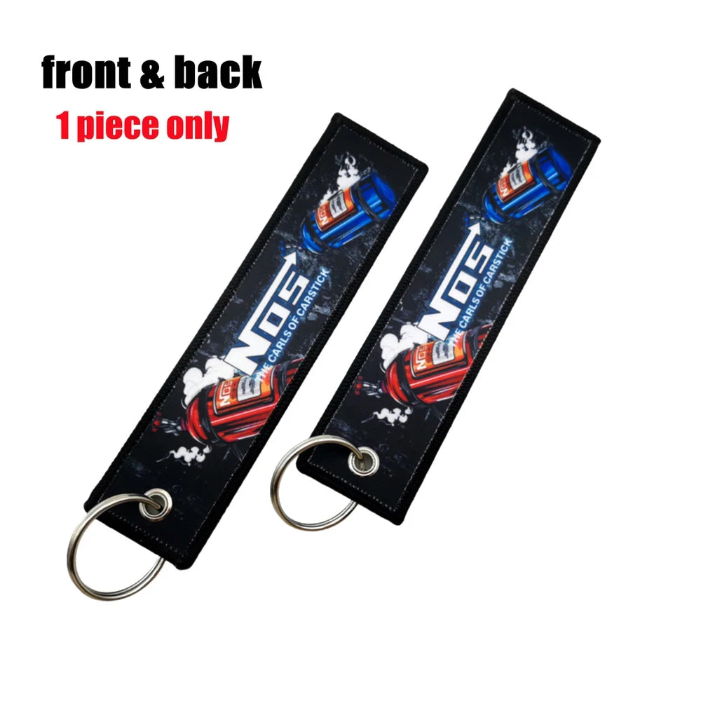 Initial D Embroidery Car Keychain