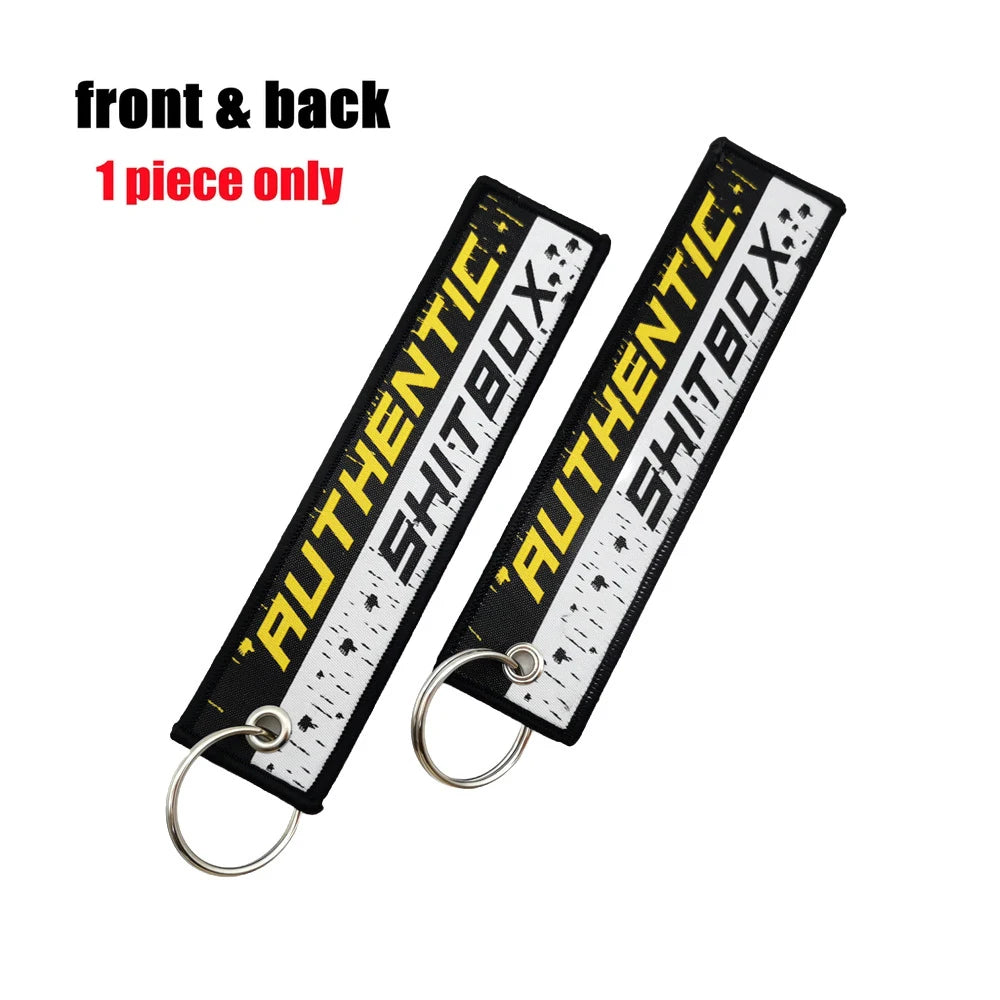 Initial D Embroidery Car Keychain