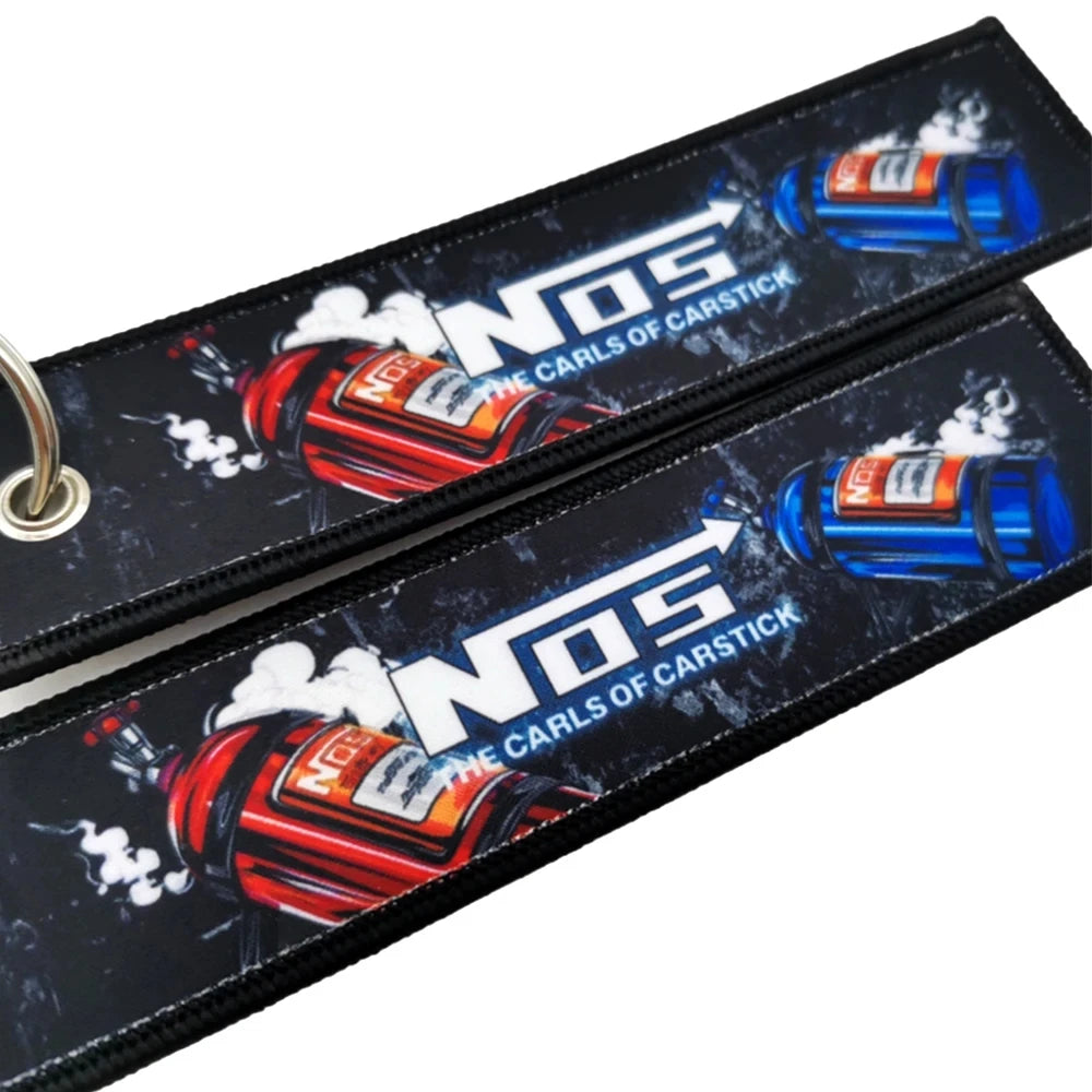 Initial D Embroidery Car Keychain