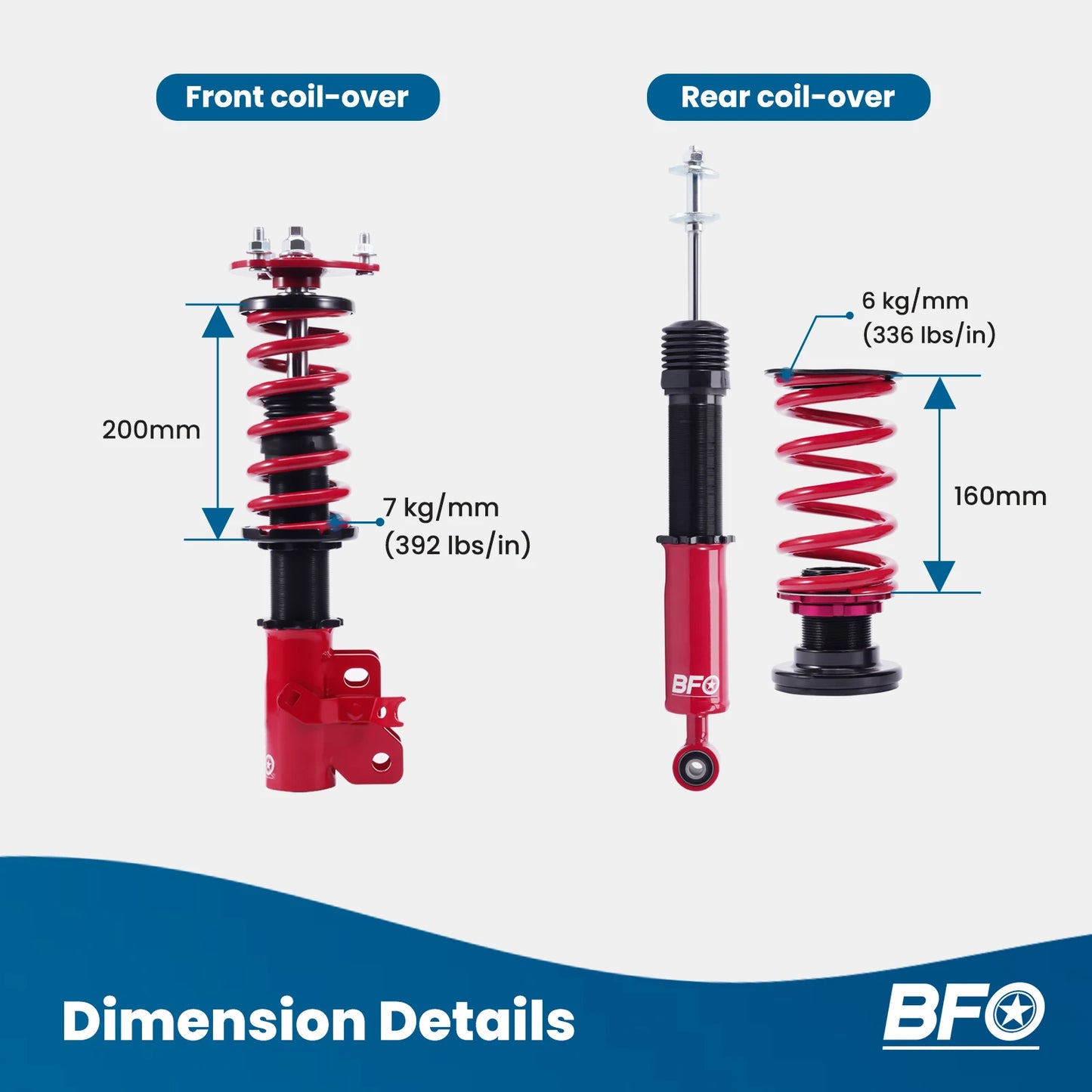 Coilovers Struts For FA5 Honda Civic 2006-2011