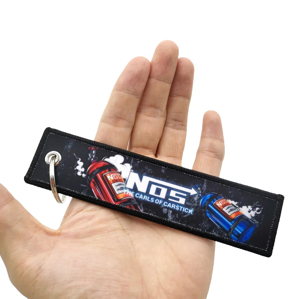Initial D Embroidery Car Keychain